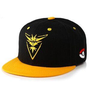 Pokémon Go Team Instinct Embroidered Snapback Style Cap
